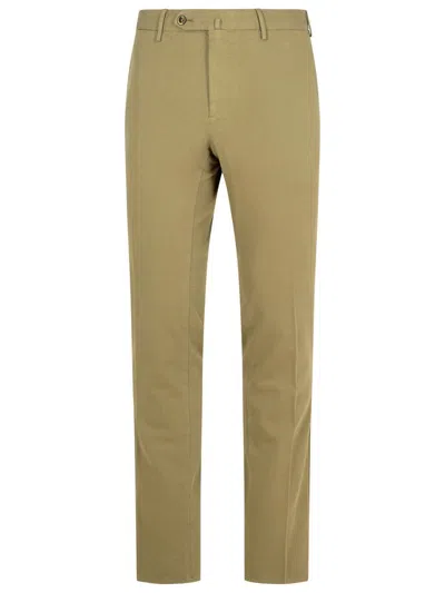 Pt01 Superslim' Beige Cotton Pants