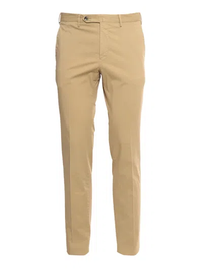 PT01 SUPERSLIM BEIGE TROUSERS