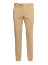 Pt01 Casual Pants With Belt Loops In Beige