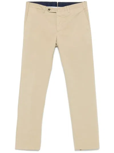 Pt01 Superslim Tapered Cotton Trousers