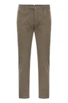 Pt01 Superslim Trousers In Cotton And Silk