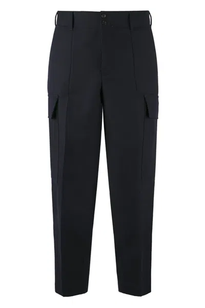 Pt01 The Sailmaker Wool Trousers In Blue