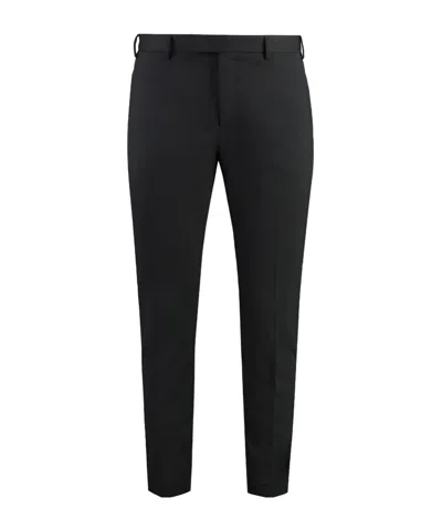 Pt01 Tory Burch Dieci Wool Blend Slacks In Black