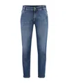 Pt01 Tory Burch Indie Slim Tapered Jeans In Blue