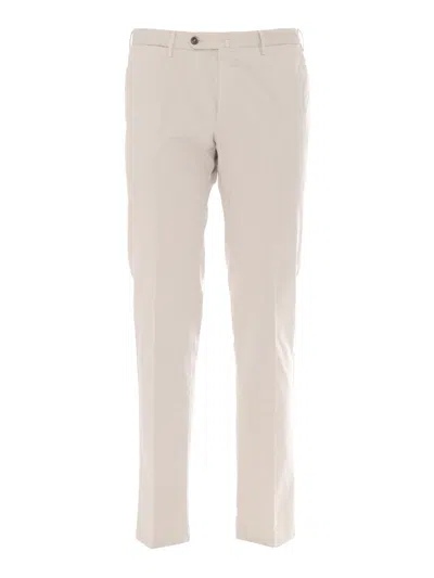 Pt01 Trousers - Slim, Flat Front, Diagonal Pockets In Gray