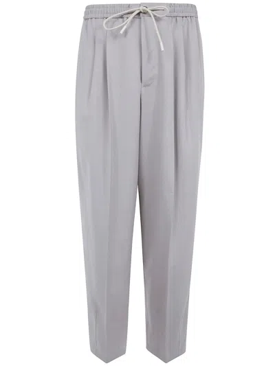 Pt01 Trousers Virgin Wool Blend Man Trousers In Beige