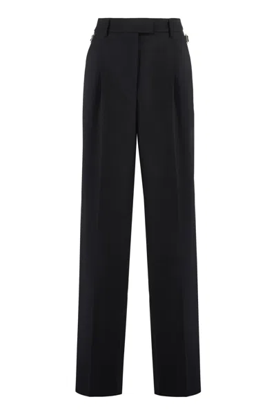Pt01 Pt Torino Tailored Trousers In Black