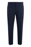 Pt01 Trousers  In Virgin Wool In Blue