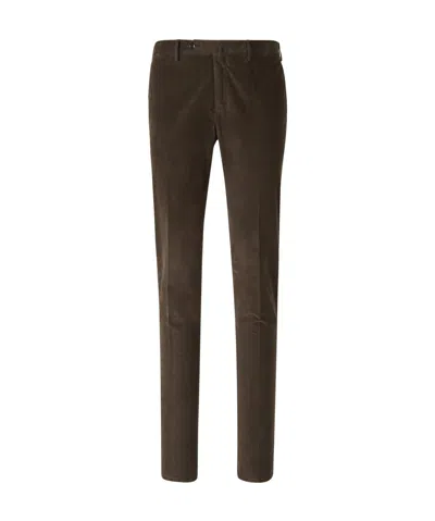 Pt01 Waistband Loop Casual Pants In Black