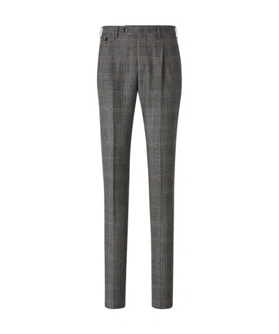 Pt01 Waistband Loop Casual Pants In Black