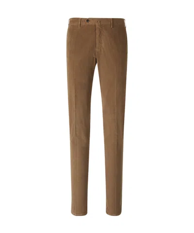 Pt01 Waistband Loop Casual Pants In Brown