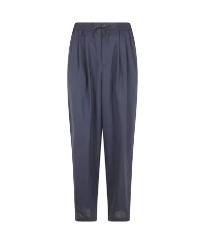 Pt01 Wide Leg Trousers In Blue