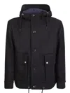 Pt01 Wool Blend Jacket In Black