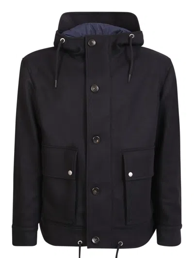 Pt01 Wool Blend Jacket In Black
