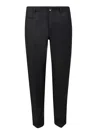 Pt01 Pt Torino The Reb Work Diag Wool Pants In Black In Black