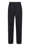 Pt01 Wool Trousers In Black