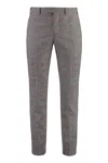 Pt01 Pantaloni Torino Virgin Wool Slacks In Multicolor
