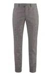 Pt01 Pantaloni Torino Virgin Wool Slacks In Multicolor