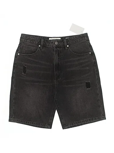 Ptcl Denim Shorts In Gray