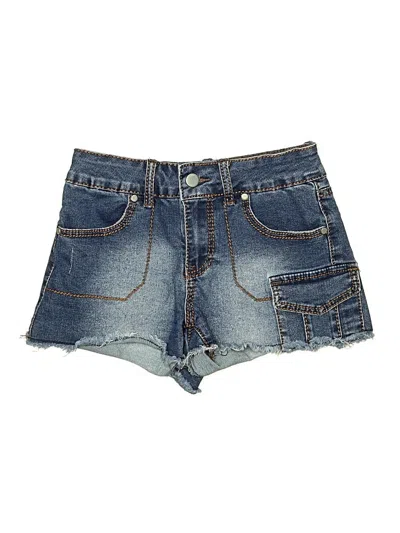 Pre-owned Ptcl Denim Shorts In Blue