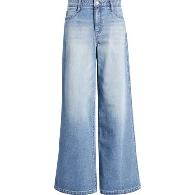 Ptcl High Waist Wide Leg Jeans In Indigo