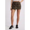 Ptcl Leopard Cargo Miniskirt In Animal Print