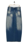 Shop Ptcl Tinted Barrel Leg Jeans In Indigo