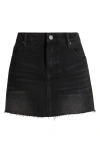 Ptcl Vida Micro Mini Denim Skirt In Black