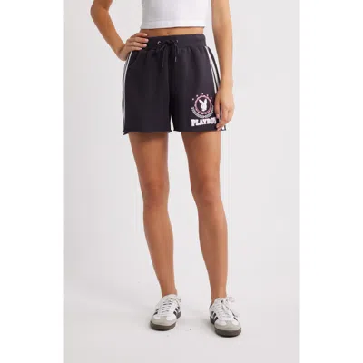 Ptcl X Playboy Varsity Stripe Sweat Shorts