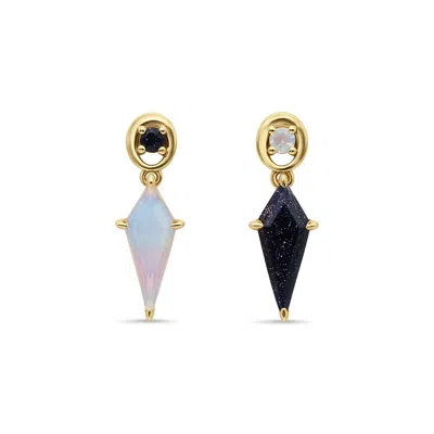 Ptera Jewelry Women's Luna Earrings - Gold