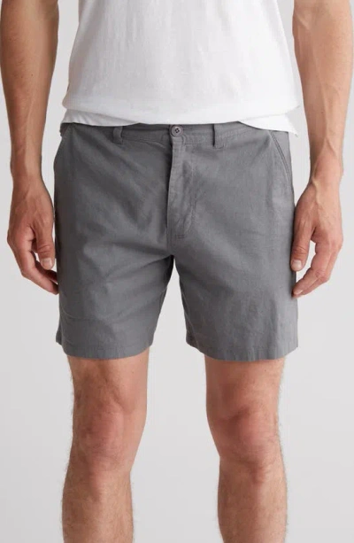 Pto Island Chino Shorts In Medium Grey