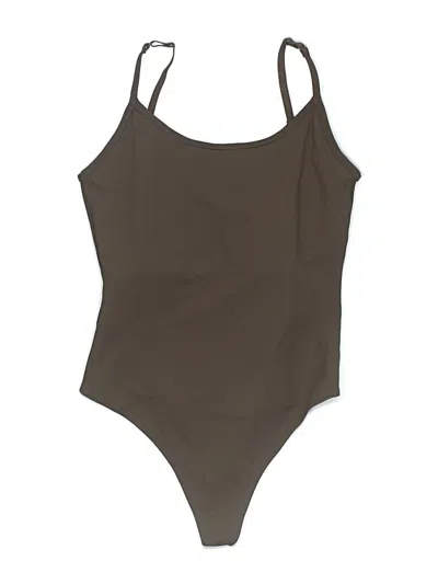 Pre-owned P'tula Bodysuit In Brown