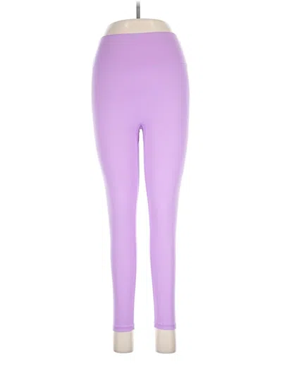 Pre-owned P'tula Leggings In Purple