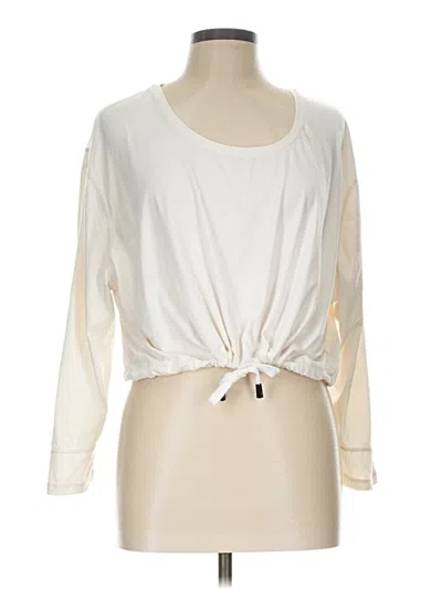Pre-owned P'tula Long Sleeve T-shirt In Ivory