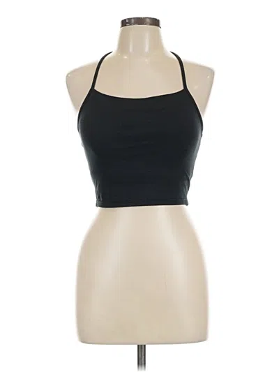 Pre-owned P'tula Tank Top Black Halter Neckline Tops