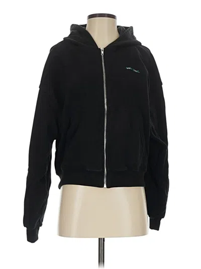 Pre-owned P'tula Zip Up Hoodie In Black