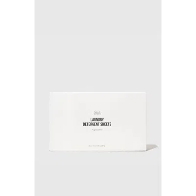 Public Goods Laundry Detergent Sheets In White