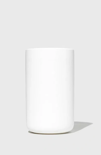 Public Goods Tall Stoneware Utensil Holder In White
