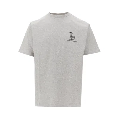 Public Possession 'free Info' T-shirt In Gray
