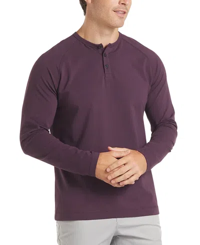 Public Rec Go-to Henley T-shirt In Blackberry