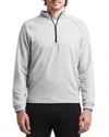 Public Rec Men's Mid-weight French Terry 1/2-zip Sweatshirt In Heather Silver