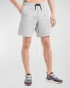 Public Rec Men's Weekend Cotton-stretch Shorts In Heather Silver Spoon