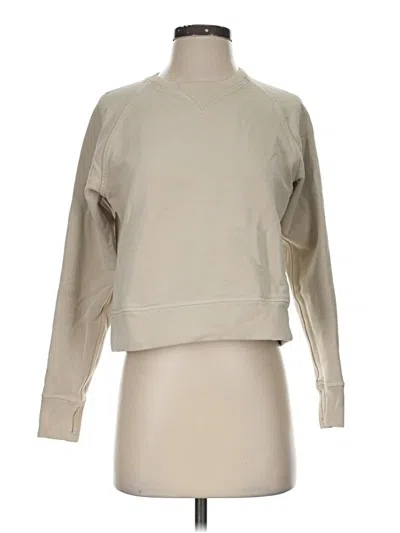 Pre-owned Public Rec Sweatshirt In Tan