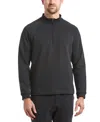 Public Rec Men's Mid-weight French Terry 1/2-zip Sweatshirt In Heather Chrcoal