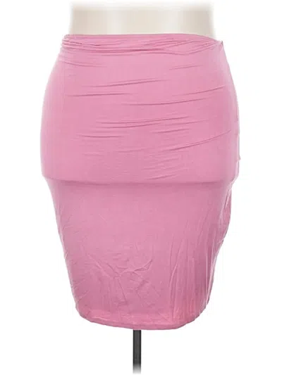 Pre-owned Publik Casual Skirt In Pink