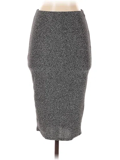Pre-owned Publik Formal Skirt In Gray