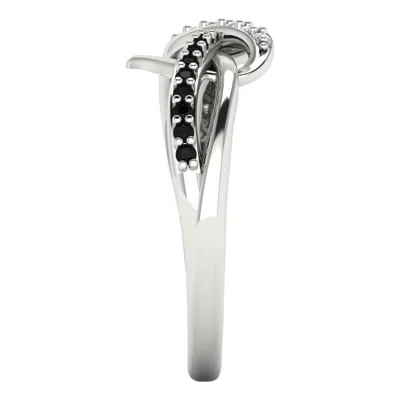 Pre-owned Pucci 0.20 Ct Round Cut Heart Shaped Solitaire Engagement Wedding Ring 14k White Gold In D