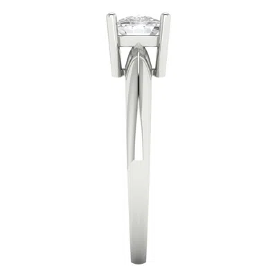 Pre-owned Pucci 1.0ct Cushion Cut Solitaire Promise Engagement Wedding Ring Solid 14k White Gold In White/colorless