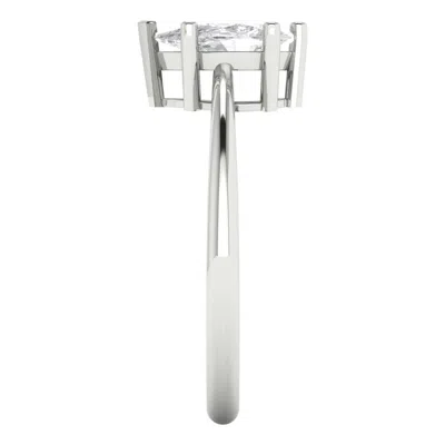 Pre-owned Pucci 1.25 Ct Pear Cut Solitaire Promise Engagement Wedding Ring Solid 14k White Gold In White/colorless