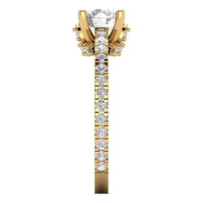 Pre-owned Pucci 1.54 Ct Round Cut Solitaire Engagement Bridal Wedding Ring Solid 14k Yellow Gold In D